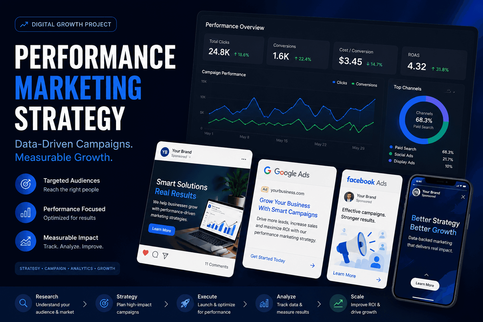 Performance Marketing Strategy portfolio project